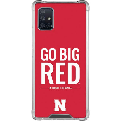 University of Nebraska Go Big Red Galaxy A51 5G Clear Case