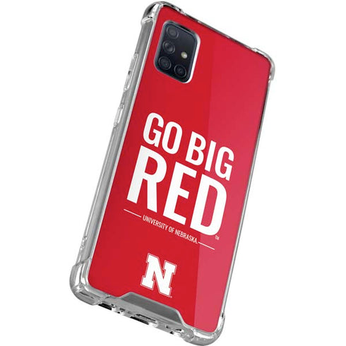 University of Nebraska Go Big Red Galaxy A51 5G Clear Case