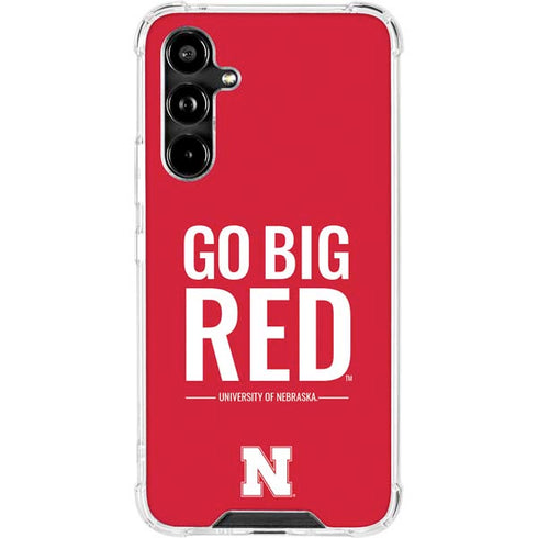 University of Nebraska Go Big Red Galaxy A54 5G Clear Case