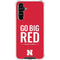 University of Nebraska Go Big Red Galaxy A54 5G Clear Case