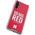University of Nebraska Go Big Red Galaxy A54 5G Clear Case