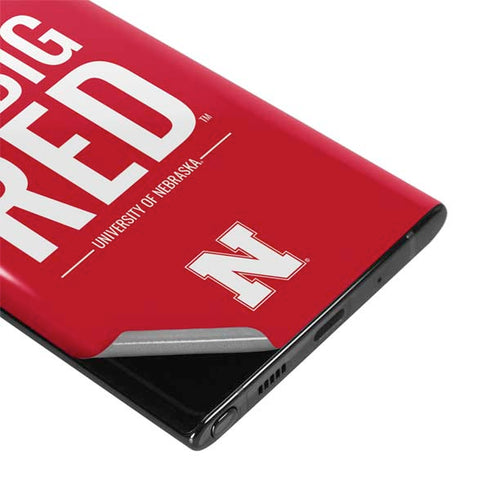 University of Nebraska Go Big Red Galaxy Note 10 Plus Skin