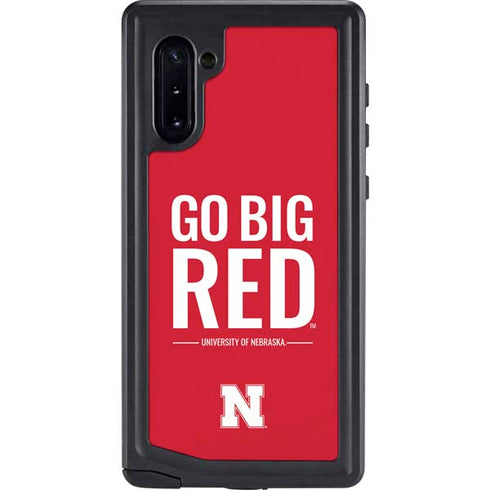 University of Nebraska Go Big Red Galaxy Note 10 Waterproof Case