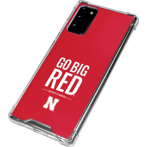University of Nebraska Go Big Red Galaxy Note20 5G Clear Case
