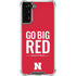 University of Nebraska Go Big Red Galaxy S22 Plus Clear Case