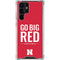 University of Nebraska Go Big Red Galaxy S22 Ultra Clear Case