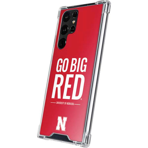 University of Nebraska Go Big Red Galaxy S22 Ultra Clear Case