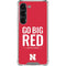 University of Nebraska Go Big Red Galaxy S23 Clear Case