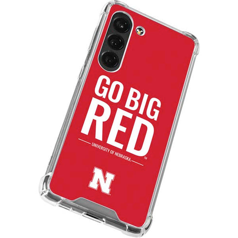 University of Nebraska Go Big Red Galaxy S23 Clear Case