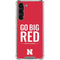 University of Nebraska Go Big Red Galaxy S23 Plus Clear Case