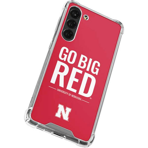 University of Nebraska Go Big Red Galaxy S23 Plus Clear Case
