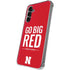 University of Nebraska Go Big Red Galaxy S24 Plus Clear Case