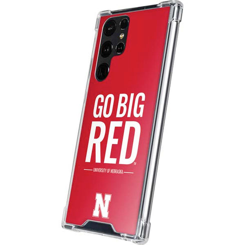 University of Nebraska Go Big Red Galaxy S24 Ultra Clear Case