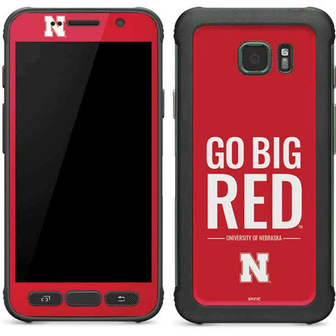 University of Nebraska Go Big Red Galaxy S7 Active Skin