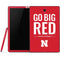 University of Nebraska Go Big Red Samsung Galaxy Tab Skin
