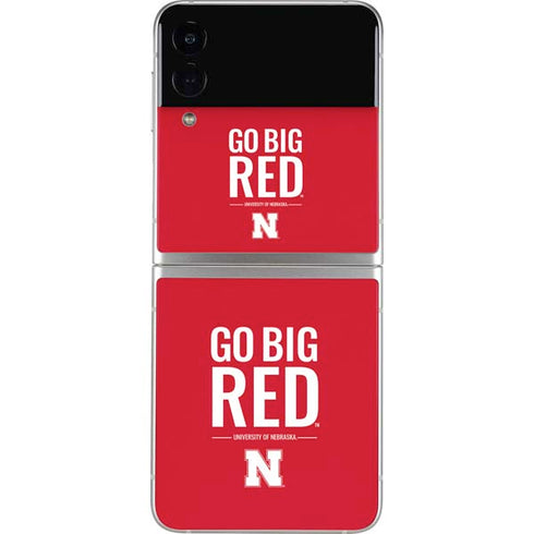 University of Nebraska Go Big Red Galaxy Z Flip3 5G Skin