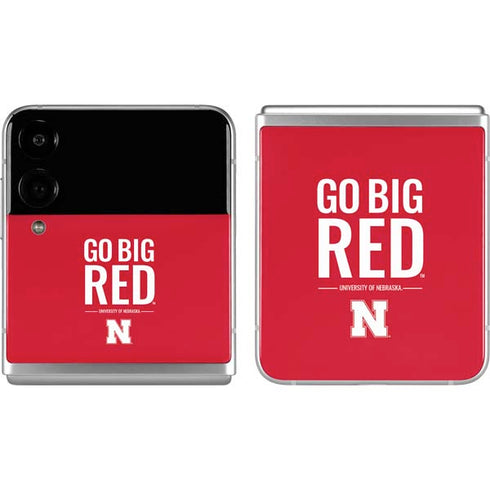 University of Nebraska Go Big Red Galaxy Z Flip4 5G Skin