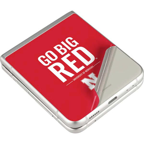 University of Nebraska Go Big Red Galaxy Z Flip4 5G Skin