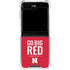 University of Nebraska Go Big Red Galaxy Z Flip5 5G Clear Case