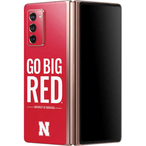 University of Nebraska Go Big Red Galaxy Z Fold2 5G Skin