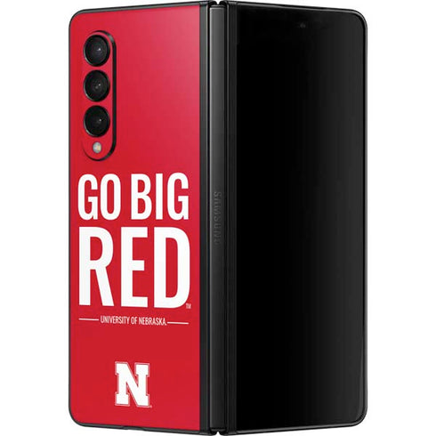 University of Nebraska Go Big Red Galaxy Z Fold3 5G Skin