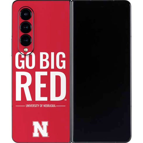 University of Nebraska Go Big Red Galaxy Z Fold4 5G Skin
