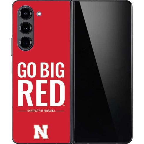University of Nebraska Go Big Red Galaxy Z Fold5 5G Skin