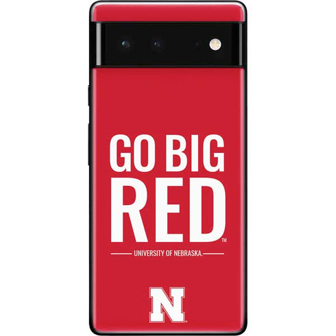 University of Nebraska Go Big Red Google Pixel 6 Skin