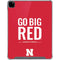 University of Nebraska Go Big Red iPad Pro 12.9in (2020) Clear Case