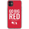 University of Nebraska Go Big Red iPhone 11 Clear Case