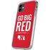 University of Nebraska Go Big Red iPhone 11 Clear Case