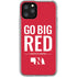 University of Nebraska Go Big Red iPhone 11 Pro Clear Case
