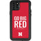 University of Nebraska Go Big Red iPhone 11 Pro Max Waterproof Case