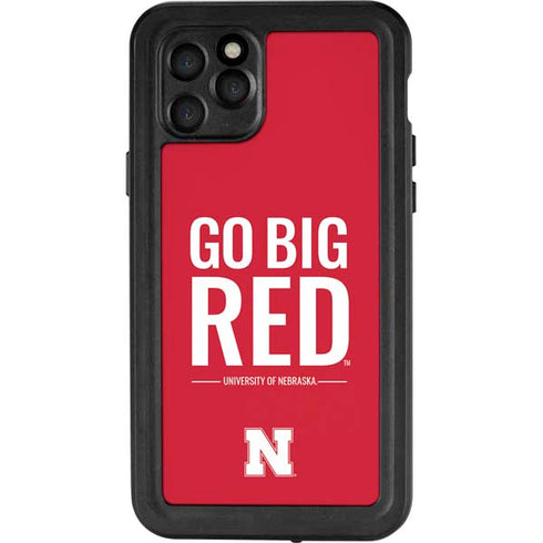 University of Nebraska Go Big Red iPhone 11 Pro Waterproof Case