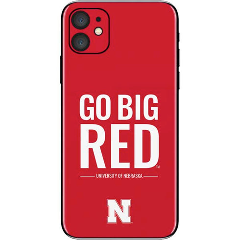 University of Nebraska Go Big Red iPhone 11 Skin