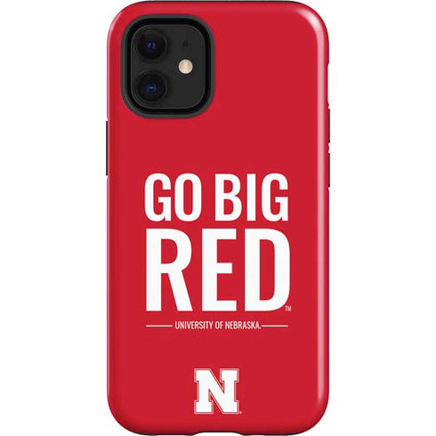 University of Nebraska Go Big Red iPhone 12 Mini Impact Case