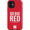 University of Nebraska Go Big Red iPhone 12 Mini Impact Case