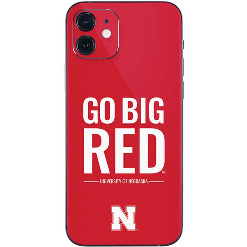 University of Nebraska Go Big Red iPhone 12 Mini Skin