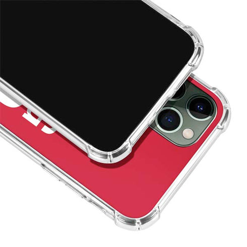 University of Nebraska Go Big Red iPhone 12 Pro Clear Case