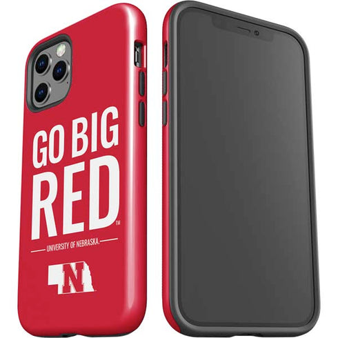 University of Nebraska Go Big Red iPhone 12 Pro Impact Case