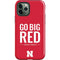 University of Nebraska Go Big Red iPhone 12 Pro Impact Case