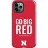 University of Nebraska Go Big Red iPhone 12 Pro Impact Case