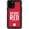University of Nebraska Go Big Red iPhone 12 Pro Waterproof Case