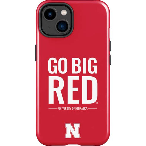 University of Nebraska Go Big Red iPhone 15 Plus Impact Case