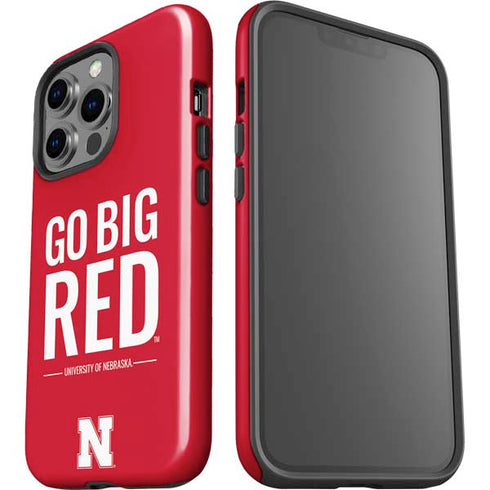 University of Nebraska Go Big Red iPhone 15 Pro Impact Case