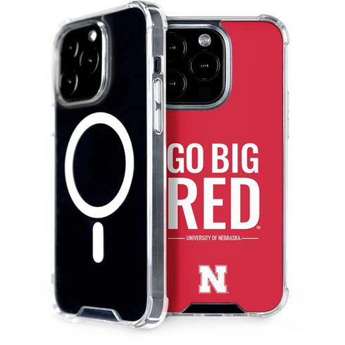University of Nebraska Go Big Red iPhone 15 Pro MagSafe Case