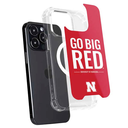University of Nebraska Go Big Red iPhone 15 Pro MagSafe Case