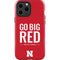 University of Nebraska Go Big Red iPhone 14 Pro Max Impact Case