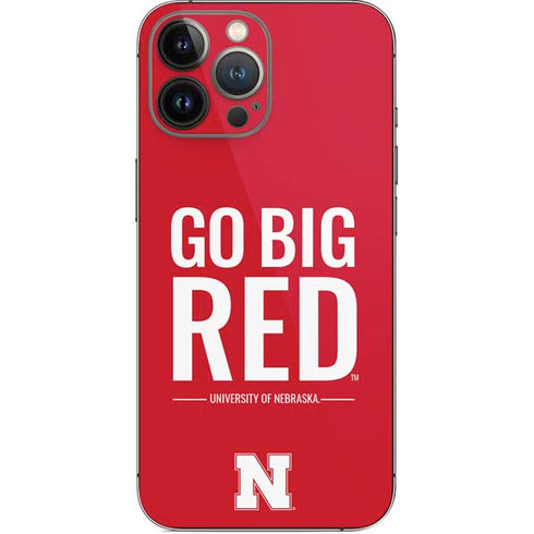University of Nebraska Go Big Red iPhone 14 Pro Max Skin