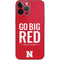 University of Nebraska Go Big Red iPhone 14 Pro Max Skin